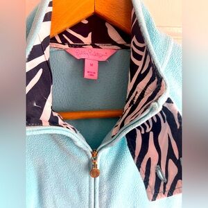 Lilly Pulitzer full zip fleece M